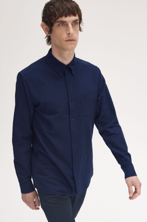 Fred Perry Oxford Shirt Blue