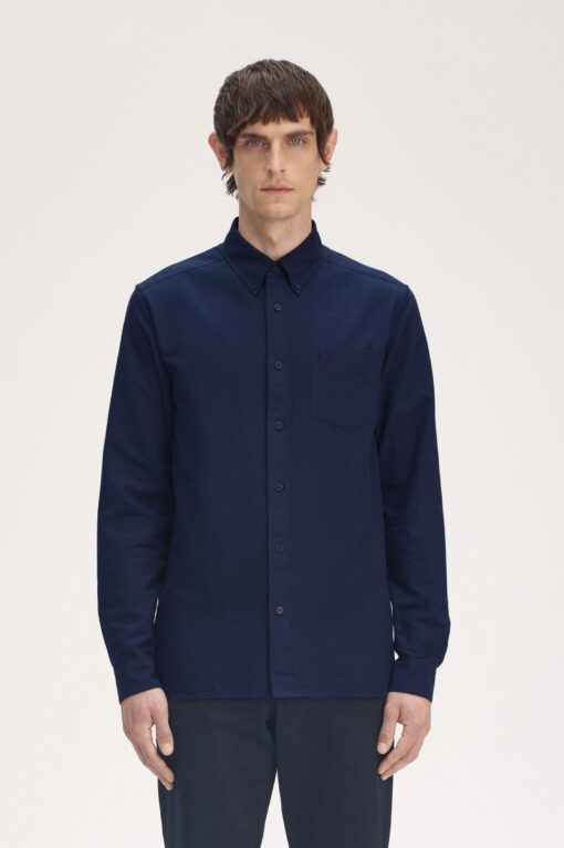 Fred Perry Oxford Shirt Blue