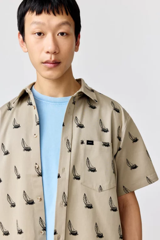Makia Heeling Shirt Light Taupe