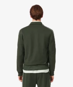 Lacoste Paris Pique Track Jacket Bottle Green