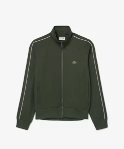 Lacoste Paris Pique Track Jacket Bottle Green
