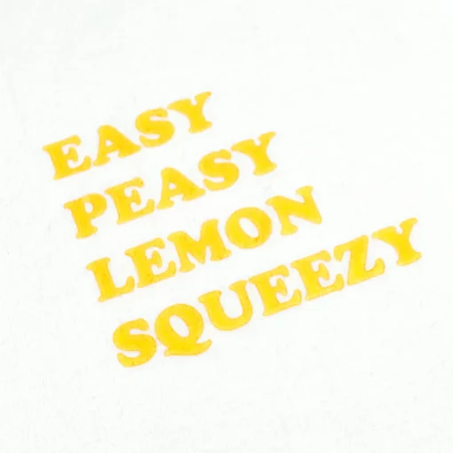 On Vacation Lemon Squeezy T-shirt White