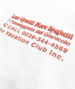 On Vacation Less Upsetti T-shirt White