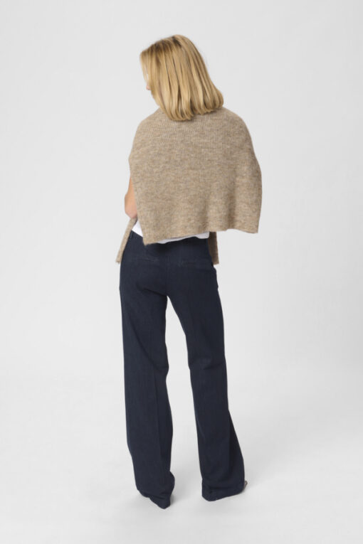 My Essential Wardrobe Lara 115 Pant Dark Blue Un-Wash