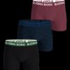 Björn Borg Cotton Stretch Boxer 3-pack Black, Print, Red
