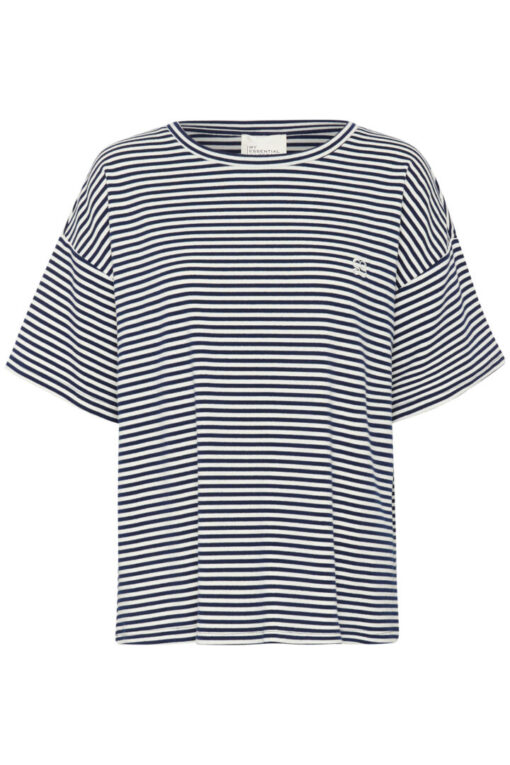 My Essential Wardrobe DanaMW T-shirt Navy/Offwhite Stripe