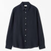 Tiger of Sweden Spenser Casual Linen Shirt Midnight Blue