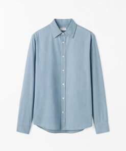 Tiger of Sweden Lowan Casual Cotton Shirt Blue