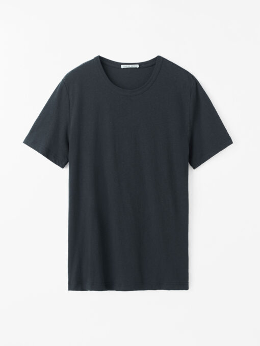 Tiger of Sweden Olaf L Linen Blend T-Shirt Midnight Blue