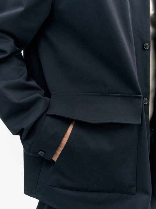 Tiger of Sweden Alberio PP Tailored Overshirt Dark Blue