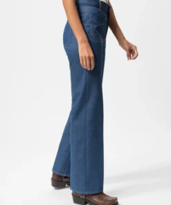 Nudie Jeans Holly Western Denim Pants Blue