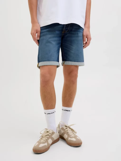 Jack & Jones JJRick Icon Denim Shorts Blue Denim