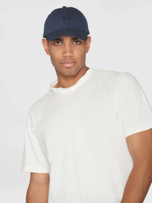 Knowledge Cotton Apparel Twill Baseball Cap Total Eclipse