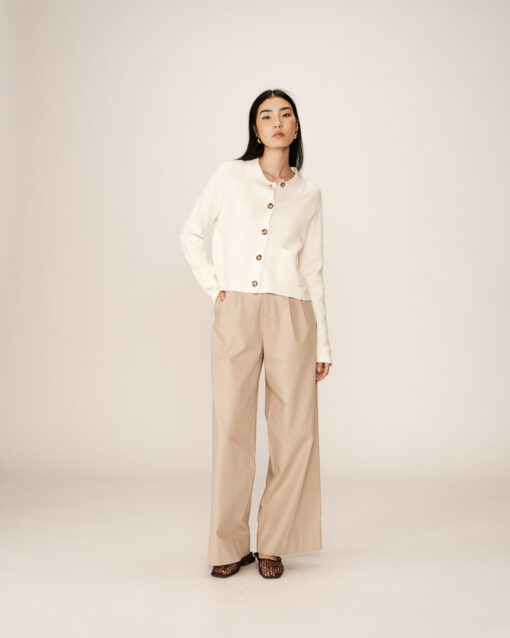Grace & Mila Cardigan Ecru Pam