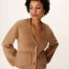 Grace & Mila Cardigan Camel Paolino