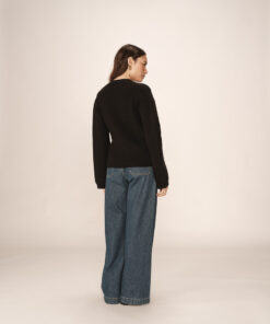 Grace & Mila Cardigan Noir Paolino
