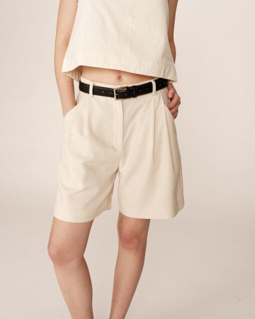 Grace & Mila Bermuda Ecru Pastel Shorts