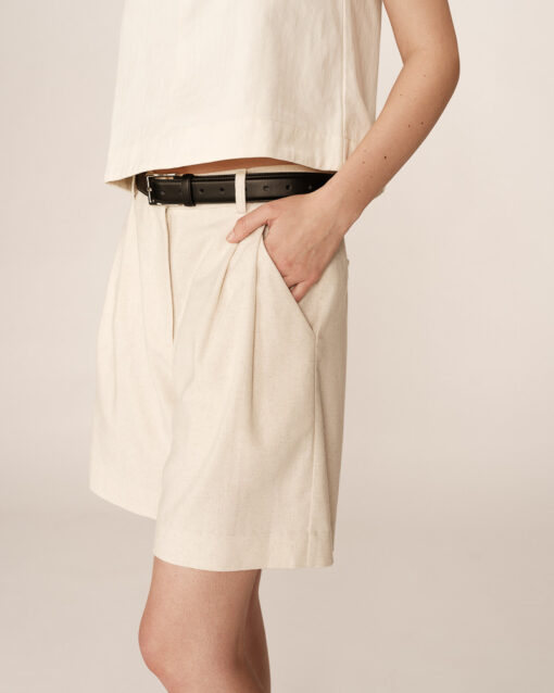 Grace & Mila Bermuda Ecru Pastel Shorts