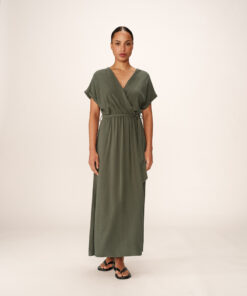 Grace & Mila Long Dress Vert Pollen