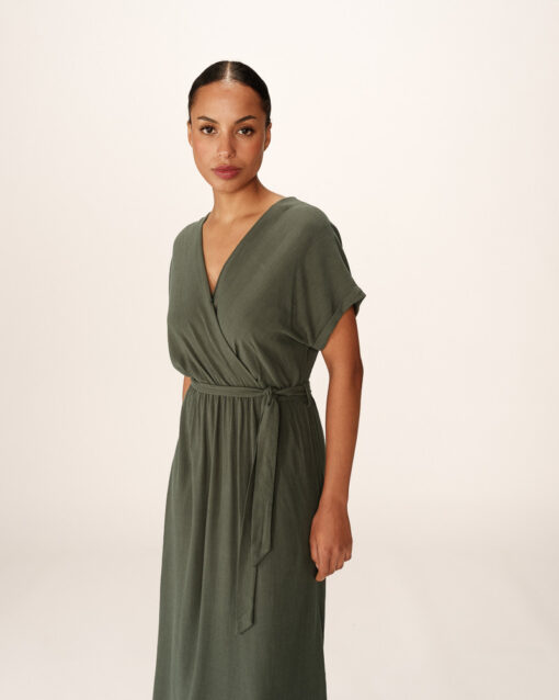 Grace & Mila Long Dress Vert Pollen