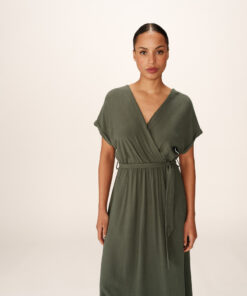 Grace & Mila Long Dress Vert Pollen