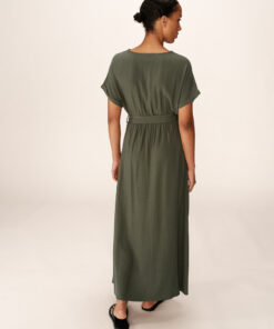 Grace & Mila Long Dress Vert Pollen