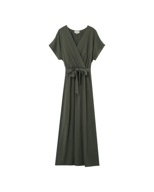 Grace & Mila Long Dress Vert Pollen