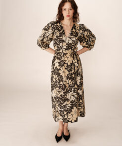 Grace & Mila Long Dress Beige Pierino