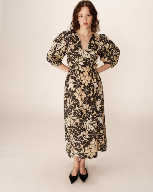 Grace & Mila Long Dress Beige Pierino
