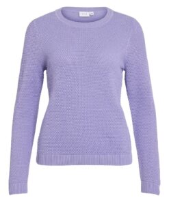 Vila Dalo O-neck Knit Violet Tulip