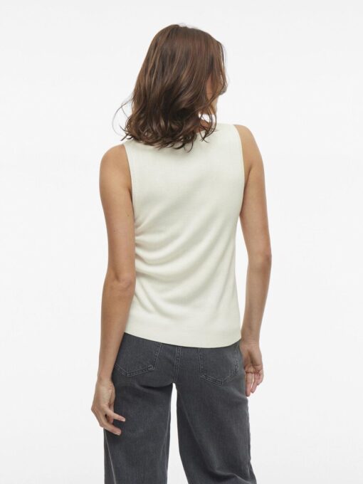 Vila Kippa Knit Top Cloud Dancer