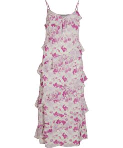 Vilina Midi Dress Rasberry Rose