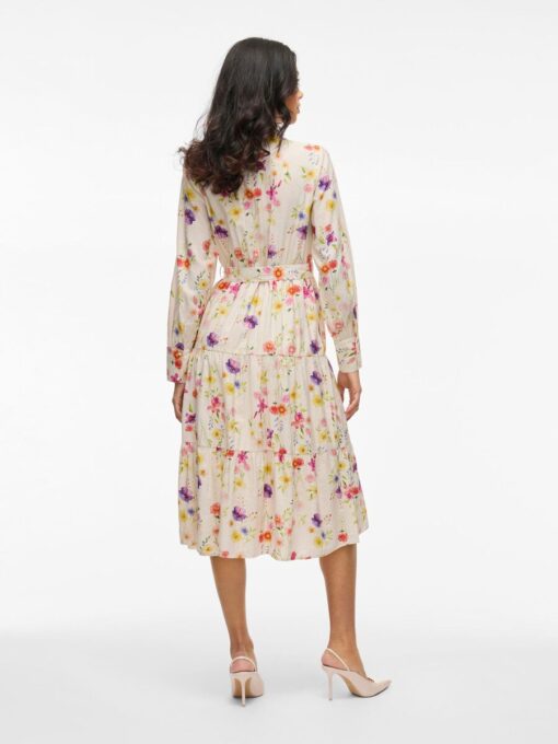 Vialinia Midi Shirt Dress Snow White