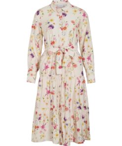 Vialinia Midi Shirt Dress Snow White