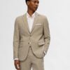 Selected Homme Slim Oasis Linen Blazer Sand