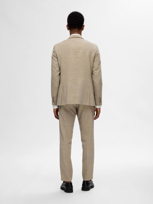 Selected Homme Slim Oasis Linen Blazer Sand