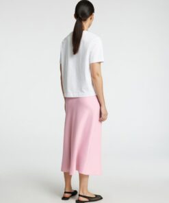 Selected Femme Lena Midi Skirt Bleached Mauve