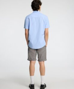 Selected Homme Reg-Sun SS Shirt Cashmere Blue