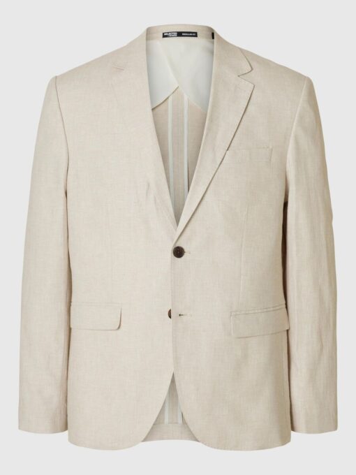 Selected Homme Regular Malik Sun Blazer Oatmeal