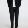 Selected Homme Straight Leroy Linen Pant Black