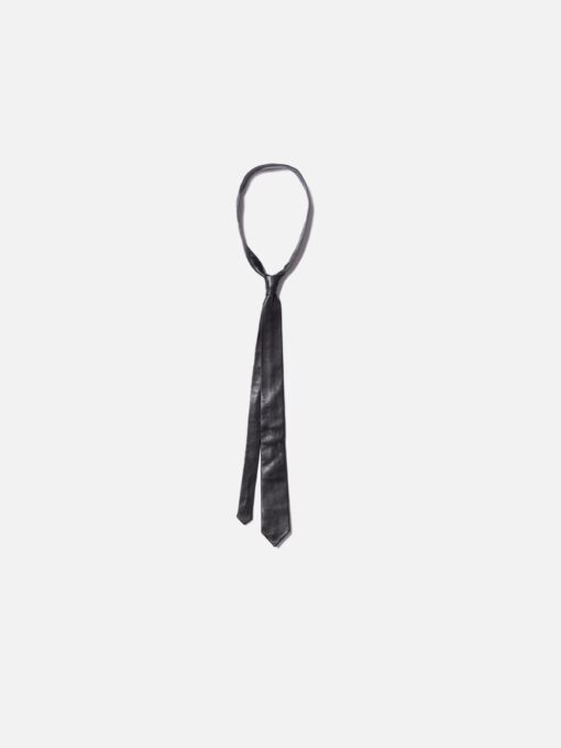 Nudie Jeans Leather Tie Black