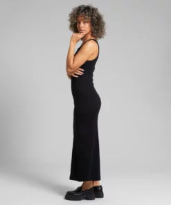 Dedicated Rib Dress Motala Black