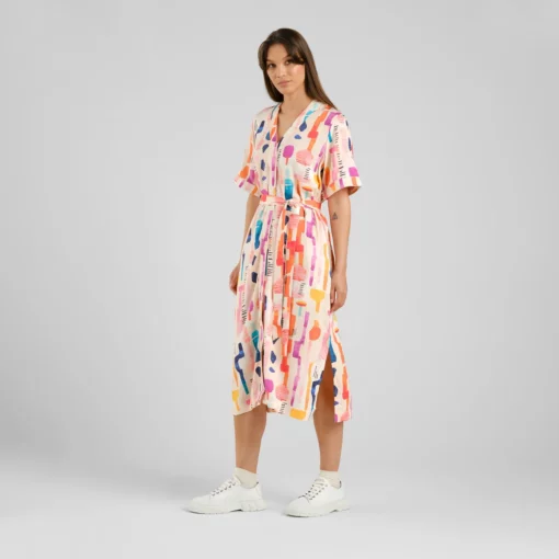 Dedicated Dress Kallvik Summer Abstract Multi Color