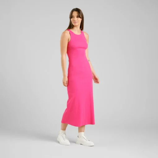 Dedicated Rib Dress Motala Raspberry Pink