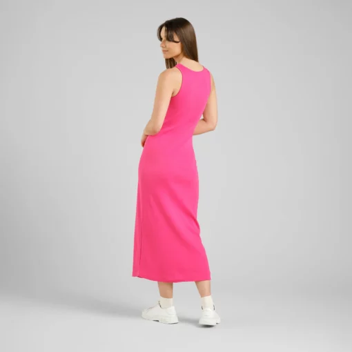 Dedicated Rib Dress Motala Raspberry Pink