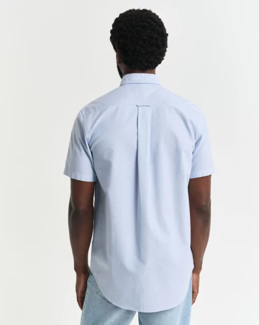 Gant Reg Classic Oxford SS Shirt Light Blue