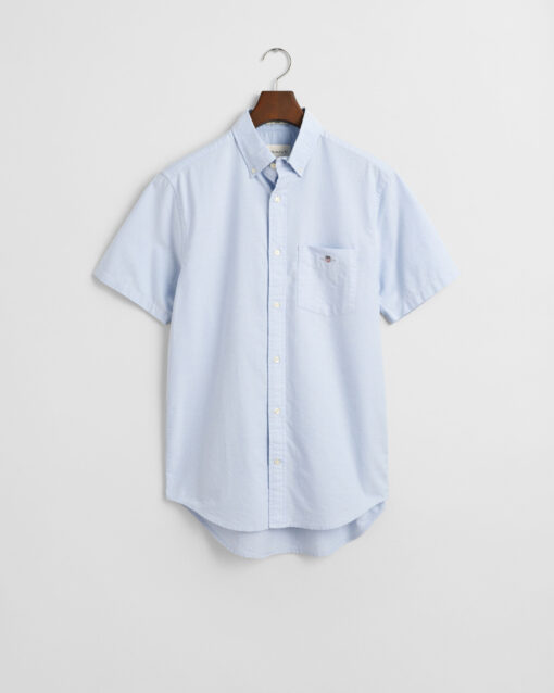 Gant Reg Classic Oxford SS Shirt Light Blue