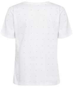 Part Two MaggiPW Blouse White Shine Hot Fix
