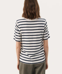 Part Two Ratani T-shirt Navy And White Stripe