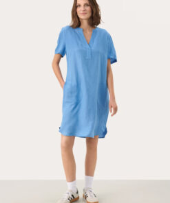 Part Two Aminase Dress Silver Lake Blue